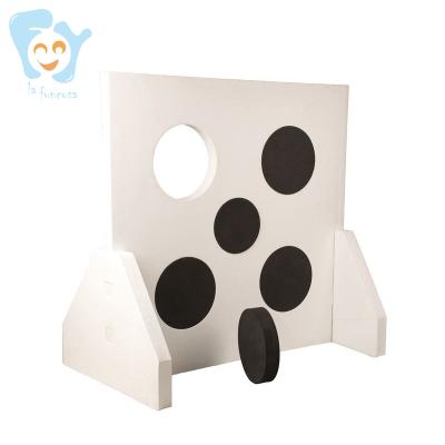 China 60cmx60cmx5cm black/white target assembled of 5 patches of EVA Foam Archery Combat Shooting Target for sale