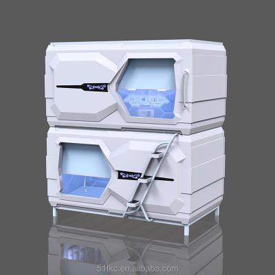 China Capsule Hotel Bed Pod Bunk Beds Sleep Hotel Bed Curtain Type M-811Horizontal Pods for sale