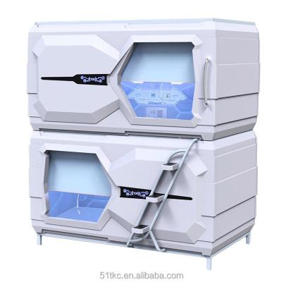 China Hotel Bed M-811 2016 Space Capsule Hotel Furniture Bedroom Metal Bunk Beds Supplier for sale