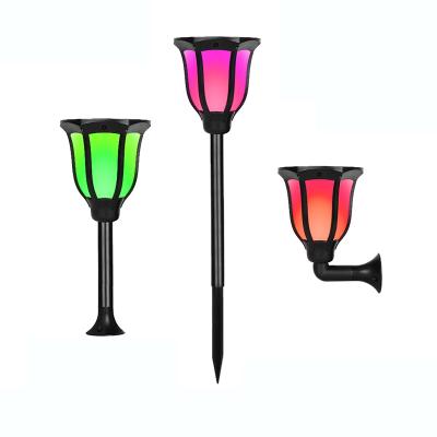 China New 220 volt ip65 rgb garden rgbw waterproof landscape laser decorative pathway lamp spotlight led light up solar power garden lights for sale