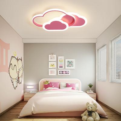 China Outdoor Bedroom Mounted Kids Room Ceiling Lamp Led Modern Minimalist Creative Warm Cloud Love Cloud Lighting For Home Ceiling Lamp for sale