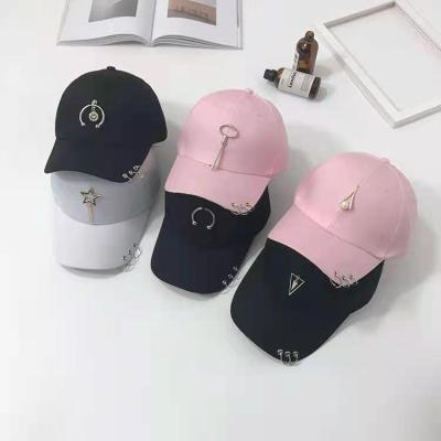 China COMMON customized new fashion hat hip-hop alloy chain wholesale hot sale baseball cap for man for sale