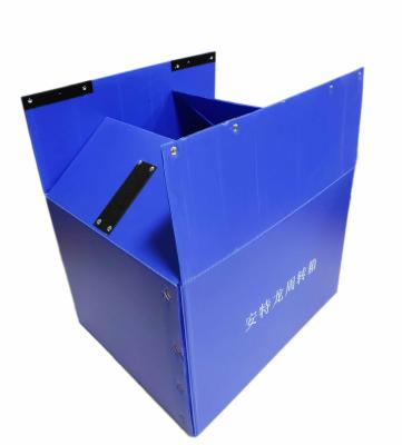 China Foldabe Reusable Corrugated Corflute Corflute Plastic Coroplast Coroplast Container Correx Corrugated Packaging Sheet Container Coroplast Hollow Storage Box for sale