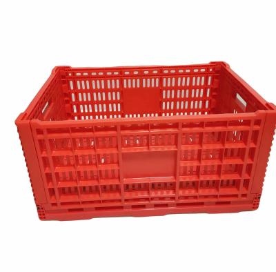 China Waterproof hot sale collapsible injection pp box crate plastic storage box plastic fruit box turnover packaging for sale