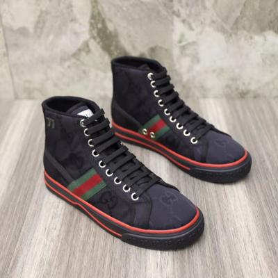 China Wholesale High Quality Lace Trend Fashion Casual Shoes Men's Tall Sports Shoes Canvas Shoes for sale