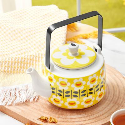 China Cute Brewing Tea Pot Tea Coffee Mugs Cartoon Teapot Cool Kettle Tea Set Home Ceramic Mug 0.93kg/Pc for sale