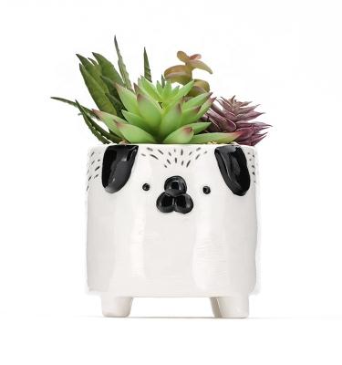 China 3d Animal Instagram Ceramic Mini Succulent Plant Flower Pots Customized for sale