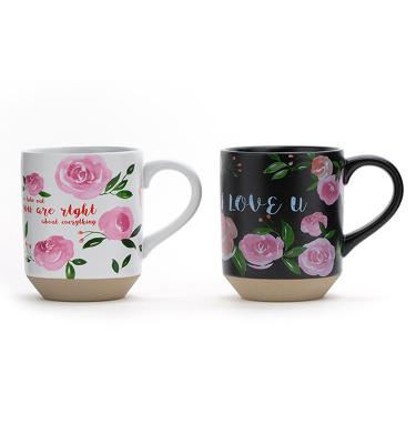 China Modern Style Customised Capacity Handpaint Ceramic Coffee Cup With GIFT BOX for sale