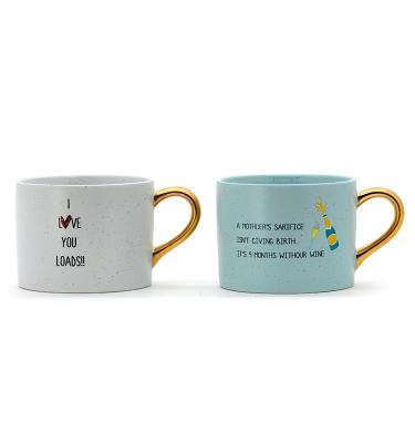 China Lovely Eco Friendly Crockery Elegant Design Mom Mug Ceramic Coffee Mug For Mothers Day for sale