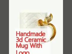 Handmade 3d Ceramic Mug With Logo Wholesale Gift Cup Set Strange Cup