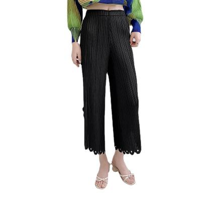 China QUICK DRY women's fashionable casual pleats and bottoms women's summer bell news pants pants loose for sale