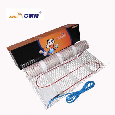 China Contemporary Electric Floor Heating Mat Kit For Tiled Stone Floors With White Touch Screen for sale