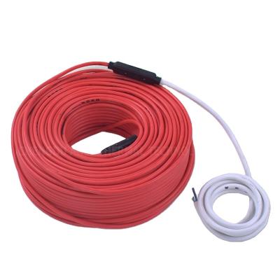 China 110v~240v 18w electric floor heating cable contemporary radiant heating cable ptc for sale