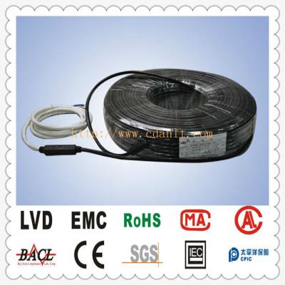 China 30w/m Electric Resistance Heating Wire Hotel Roof Heating Cable for sale