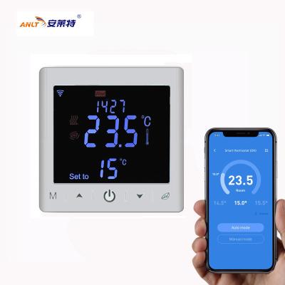 China 7 Days Programmable Energy Saving Maximize Comfort And Strategy Wifi Floor Heating System Thermostat Energy Saving Temperature Controller for sale