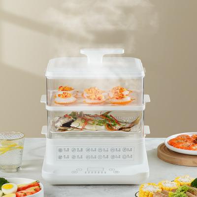 China Multi-layer car production 18L fashion smart cooker vegetable electric food steamers household for sale