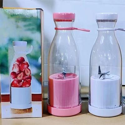 China Wholesale Juice Cup 6 Leaf Knife Car Bottle Makers Head Portable Blender Juice Cup Squeezer for sale