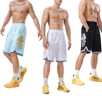 China Custom Breathable Mens Basketball Shorts Mesh Polyester Workout Gym Shorts Running Shorts For Boy for sale