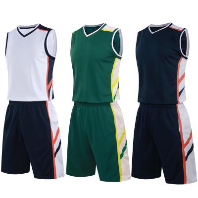 China Antibacterial Plus Size Basketball Tank Top Suits 2020 Mens Womens Team Basketball Shorts Set Empty Clothes Pocket Basketball Shirt Uniform Custom for sale