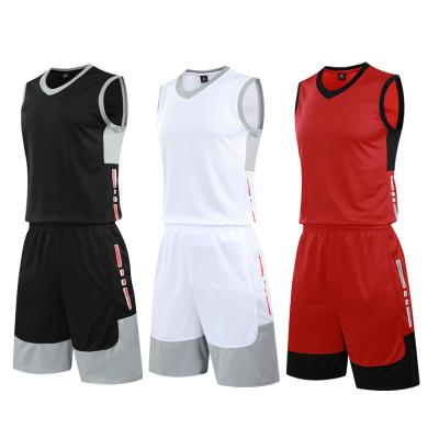 China Antibacterial High Quality Men Kids Basketball Tank Tops Set College Basketball Training Suits Breathable Sportswear Uniform Sport Print Tank Tops for sale