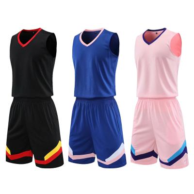 China 2020 New High Quality Antibacterial Adult Men's Basketball Tank Tops Set Sportswear College Youth Basketball Uniforms Training Tank Tops Suits for sale