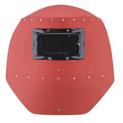 China Lightweight Red Steel Paper Welding Helmet for sale