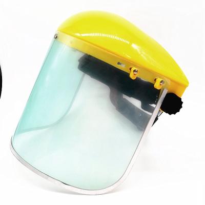 China Anti-impact protective mask for sandblasting clear visor safety protective mask for grinding for sale