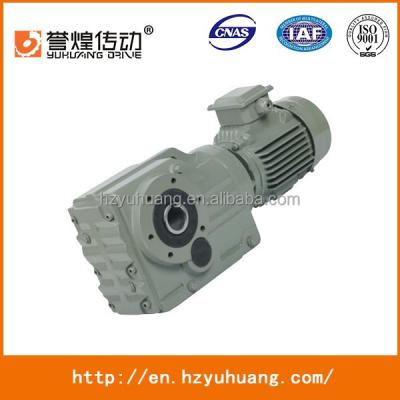 China yuhuang worm gear box machine helical gear box SAF67F gearbox price good S for sale