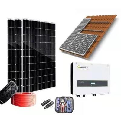 China Long Lifespan Complete set panel solar system 50000w 50kw solar system for commercial application for sale