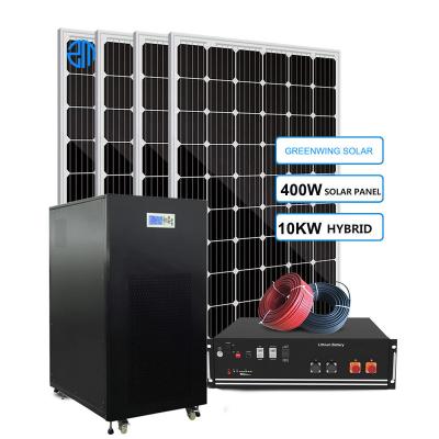 China Long Lifespan 240v 6kva 7kva 8kva off grid solar generator price 5kw hybrid solar power inverter system for home for sale