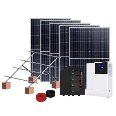 China Long Lifespan Three Phase 50kw Off Grid Solar Power System For Commercial Use for sale