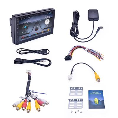 China Car Radio Stereo Video Players Mirror-Link Black Monitor Car Accessories Auto Parts Dual Din Apple Carplay Head Unit for sale