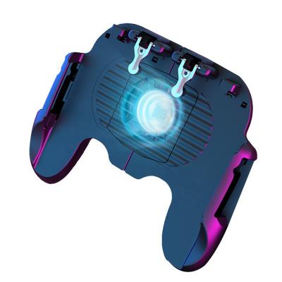 China Touch buttons new fan joystick game controller gamepad for mobile phone games pubg smart call duty triggers for sale