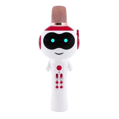 China Wireless Headset BT Microphone Kids Karaoke Microphone with Speaker Music Singing Playing USB Portable Handheld Player for Home Party KTV Mike for sale