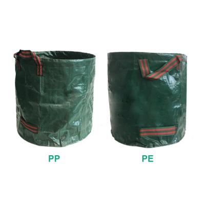 China Yard Work 272 Liter Garden Heavy Duty Reusable Reusable Waste Bag Polypropylene Garden Garbage Bag Garden Leaf Bags for sale