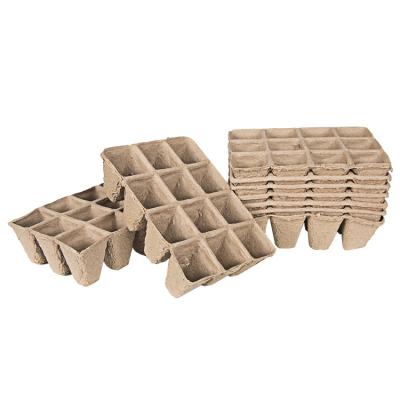 China Seed Nursery Tray Paper Nursery Pots Planting Trays Eco - Friendly Disposable Seedling For Plants for sale