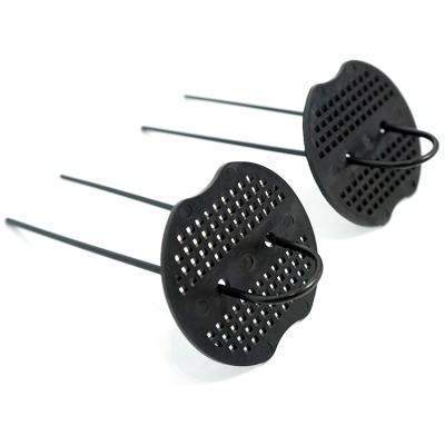 China Professional Garden Work Plant Square Ground Top U Shape Nails Galvanized Pins Garden Clip For Garden for sale