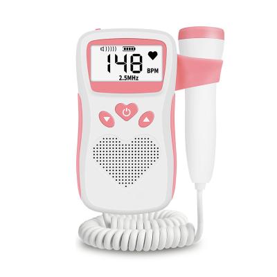 China Plastic Fetal Doppler Monitor With USB Free Fetal Doppler Portable Fetal Doppler for sale