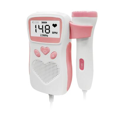 China Plastic Prenatal Heart Monitor For Baby Fetal Doppler F202 for sale