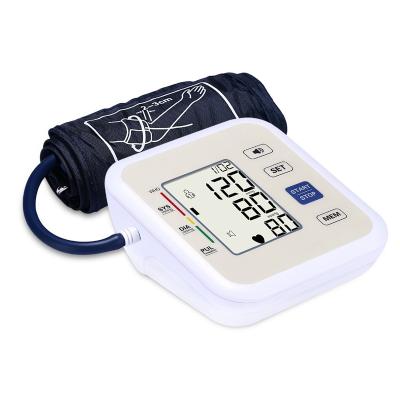 China Household Digital LCD Heart Rate Upper Arm Blood Pressure Monitor CE Electric Plastic LCD Display Online Tech Support 430g for sale