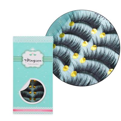 China 10Pairs 3D False Mink Lashes Natural Long Lash Fluffy Soft Wispy False Natural Eyelash Extension Reusable False Eyelashes Makeup Wholesale for sale