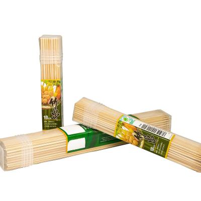 China The easily cleaned high quality natural disposable bamboo BBQ skewer for Japanese for sale