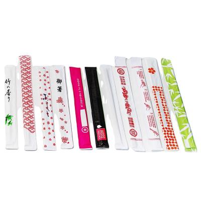 China Clean And Convenient Full Style Disposable Paper Disposable Bamboo Chopsticks for sale