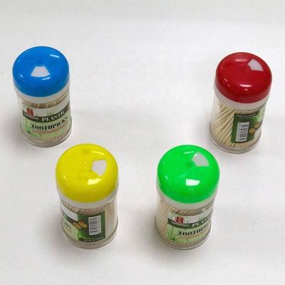 China Nature Disposable Wholesale Cheap Material Bottle Bamboo Toothpicks for sale