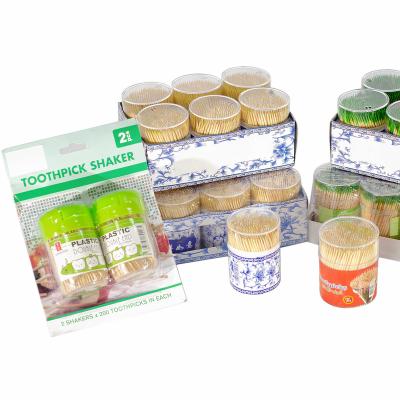 China Factory easily cleaned bottle packaged round toothpicks for sale