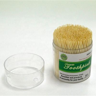 China 100% eco-friendly bamboo toothpick easily cleaned from nature double point for sale