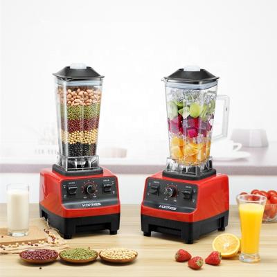 China Commercial Grade Multifunctional Blender 6 Blades Blender Juicer Fruit Food Processor Ice Cream Smoothies BPA Free 2L Pot for sale