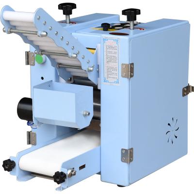 China High Efficiency Dumpling Skin Wrapping Machine Pasta Processor Wonton Skin Slicer Round Rolling Pressing Square for sale