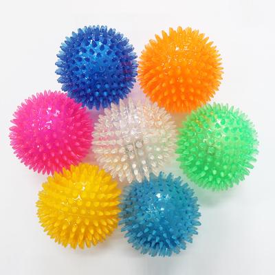 China Viable Colorful TPR Pet Ball Squeaker Teeth Ball Pet Toy and Dog Toy for sale