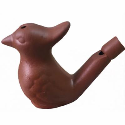 China New Kids Gifts Food Safety Toys Custom Clay Bird Fun And Whistle for sale